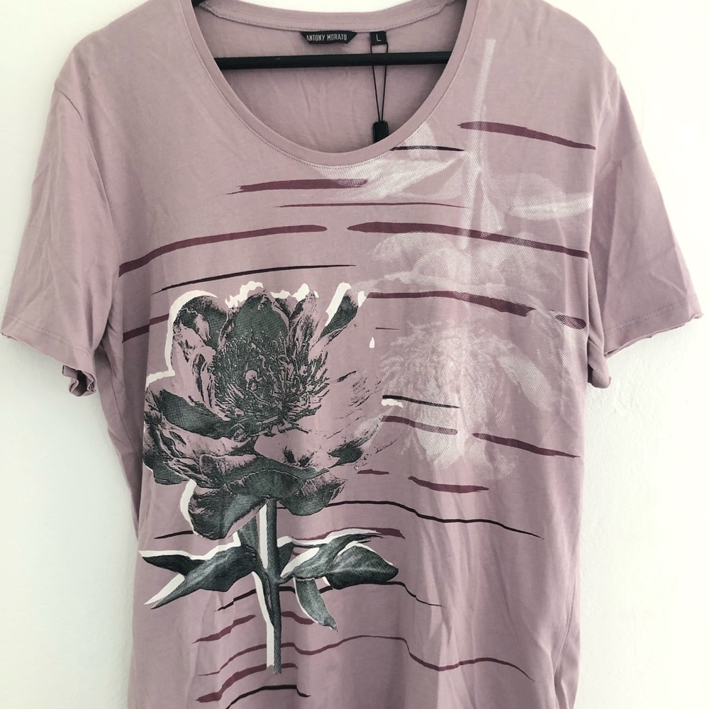 Antony Morato Mens designer graphic T